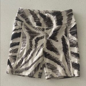 DSG Kids Zebra Print Shorts - Black and Cream